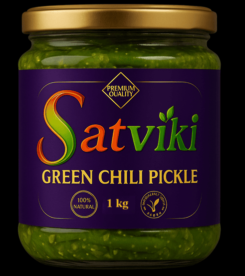 Green Chili Pickles 1 Kg
