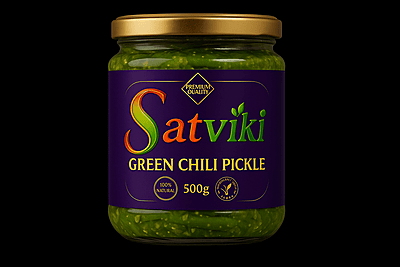 Green Chili Pickles 500 gm